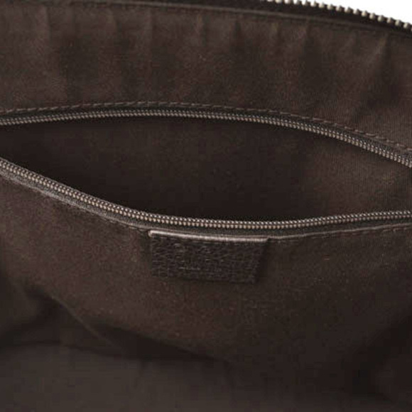 GUCCI Brown Leather Shoulder Bag - Picture 6 of 14